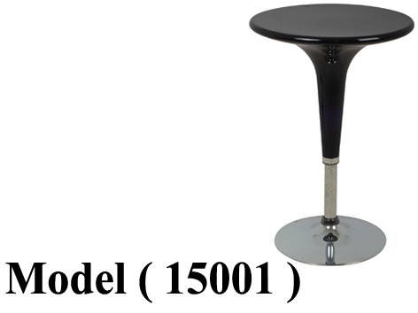 ترابيزات بار C (مو15001) ترابيزة بارستول فيبر اسود قطر 60سم