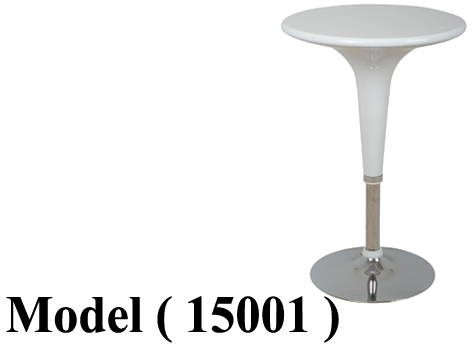 ترابيزات بار  C( مو15001) ترابيزة بارستول فيبر ابيض قطر 60سم