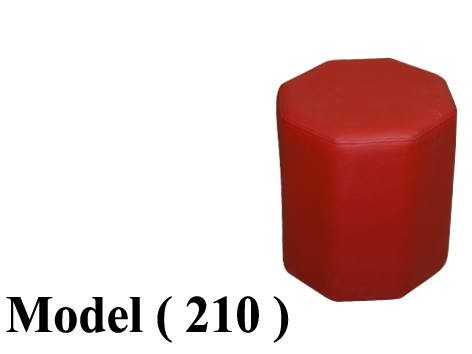 ** بوفات C (مو 210) بوف جلد ثمانى الاضلاع لوكس نبيتى (Q=40,H=40CM)