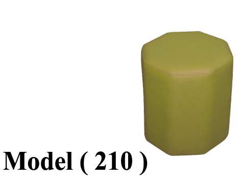** بوفات C (مو 210) بوف جلد ثمانى الاضلاع لوكس بيج (Q=40,H=40CM)