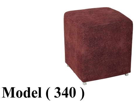 XXX بوفات C (مو 340) بوف قماش مربع نبيتى (W=40,D=40,H=45CM)