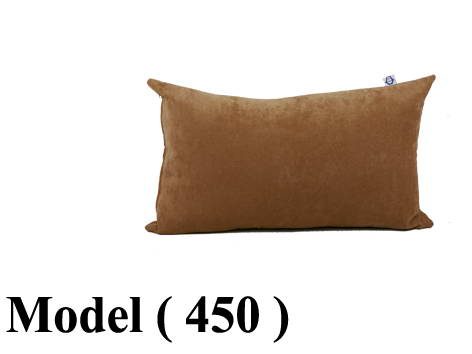 D Penguin (مو 450) # مخدة فيبر قماش ان دور مستطيلة بنى (كود 49) (W=50,C=30BM)