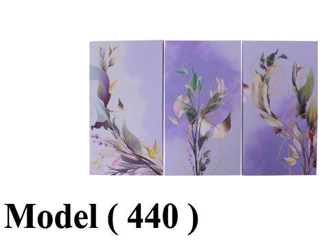 *** لوحات NO F (مو 440) ((كولكشن 3*1 كانفس B كلاسيك تراديشنال (مقاس القطعة 40*60سم) (W=120,H=60BM)